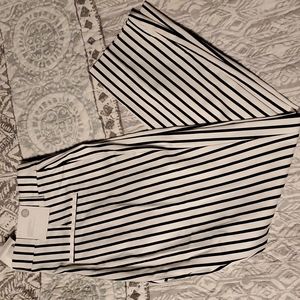 Navy striped H&M dress slacks